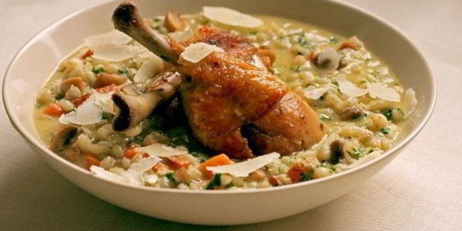 Рецепт гарнира из перловки с овощами