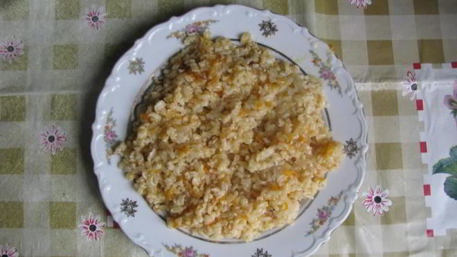 Рецепт Гарнира из риса с морковью и луком