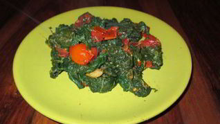 Рецепт Гарнира из замороженного шпината