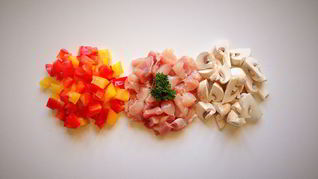 Рецепт Азиатского риса с курицей и овощами