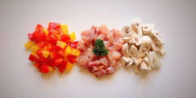 Рецепт азиатского риса с курицей и овощами