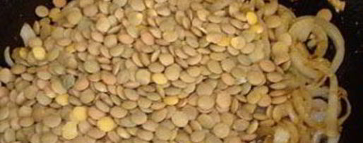 Шаг 3: чечевицы ароматной