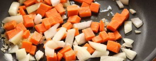 Шаг 2: чечевицы с тыквой