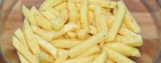 Шаг 3: картофеля фри без масла