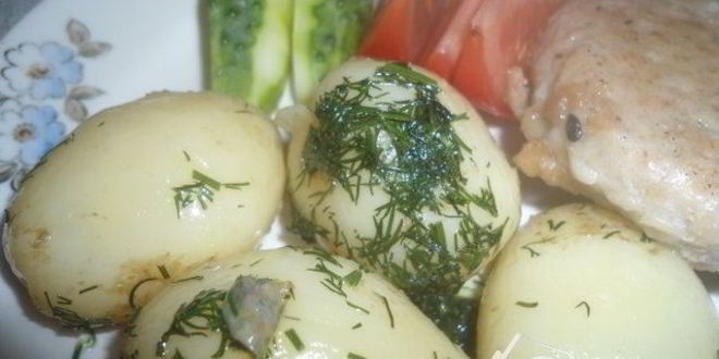 Рецепт картофеля отварного, сермяжного
