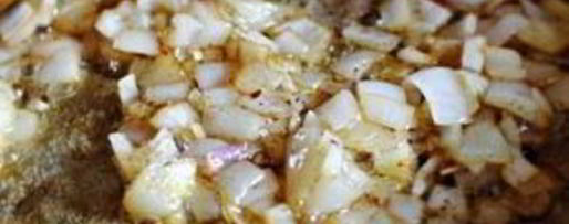 Шаг 2: картофеля с беконом