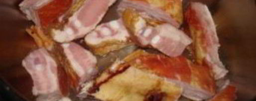 Шаг 2: картофеля с копчеными ребрышками