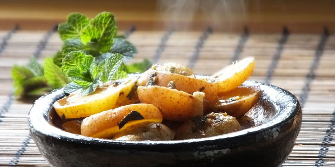 Рецепт картофеля с мятой по-алжирски