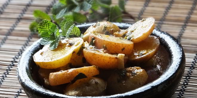 Рецепт картофеля с мятой по-алжирски