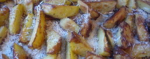 Шаг 4: картофеля с пармезаном и травами