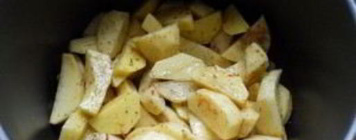 Шаг 3: картофеля с шампиньонами в мультиварке