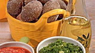 Рецепт Картофеля с соусами мохо