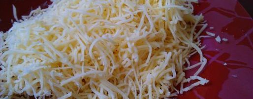 Шаг 2: картофеля с ветчиной и сыром