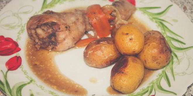 Рецепт картофеля в рукаве со сливочным маслом