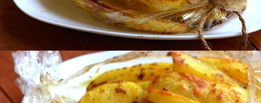 Шаг 4: картофеля в рукаве