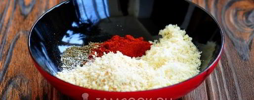 Шаг 2: картофеля в сырно-пряной панировке