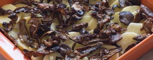 Шаг 6: картошки с грибами в сметане в духовке