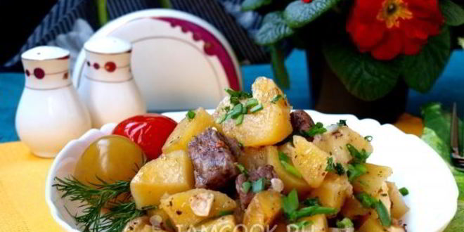Рецепт картошки с мясом в фольге в духовке