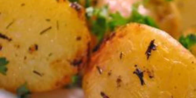 Рецепт молодого картофеля с хреном и лимоном