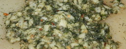 Шаг 1: молодого картофеля с салом, укропом и специями