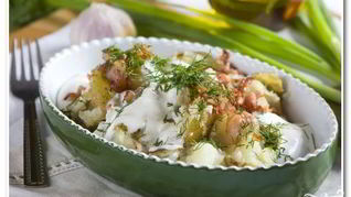 Рецепт Молодого картофеля со сметаной