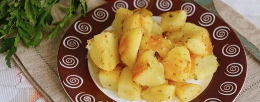 Шаг 8: обжаренного картофеля с чесноком