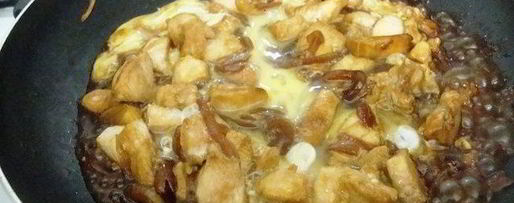 Шаг 4: оякодона — риса с курицей