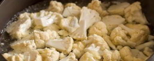 Шаг 1: пюре из цветной капусты