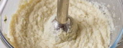 Шаг 2: пюре из цветной капусты