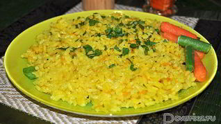 Рецепт Риса для гарнира на сковороде