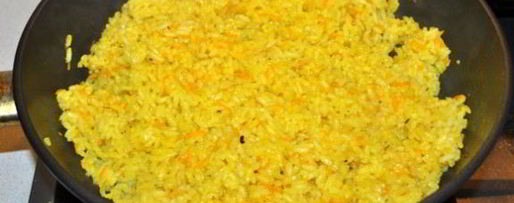 Шаг 3: риса для гарнира на сковороде