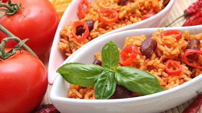 Рецепт Риса по-мексикански с фасолью