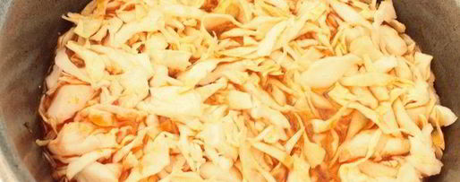 Шаг 6: риса с капустой и сушеными грибами