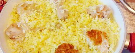 Шаг 23: риса с креветками, курицей и копчеными колбасками