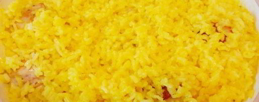 Шаг 25: риса с креветками, курицей и копчеными колбасками