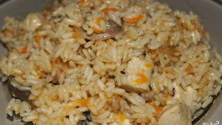 Рецепт Риса с курицей в рукаве