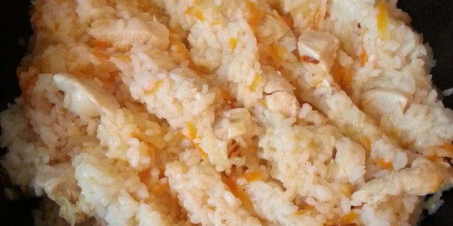 Рецепт риса с курицей
