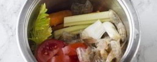 Шаг 1: риса с морепродуктами