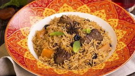 Рецепт Риса с мясом ягненка и тмином