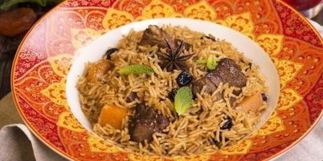 Рецепт риса с мясом ягненка и тмином