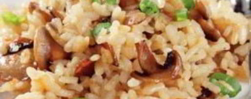 Шаг 4: риса с шампиньонами