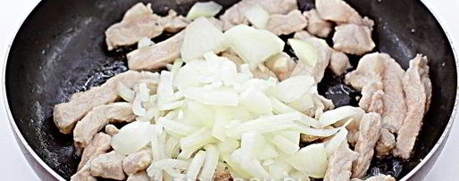 Шаг 5: жареной картошки с мясом