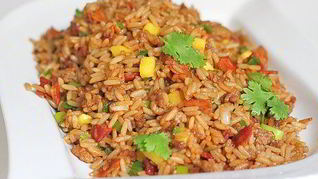 Рецепт Жареного риса со свининой