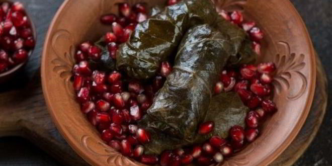 Рецепт азербайджанской долмы с зернами граната