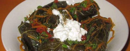 Шаг 11: долмы из маринованных листьев