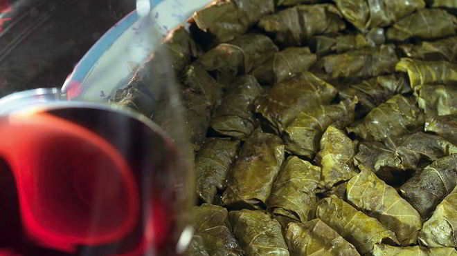 Рецепт Долмы из виноградных листьев