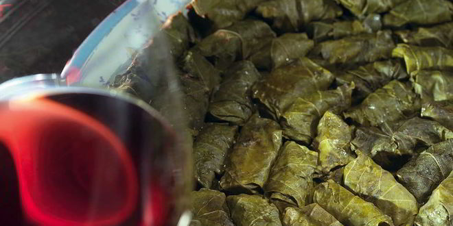 Рецепт долмы из виноградных листьев