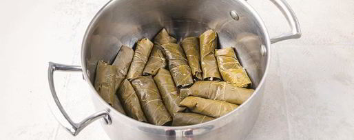 Шаг 2: долмы с бараниной и говядиной