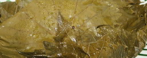 Шаг 1: долмы с филе морского окуня