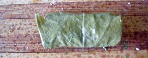 Шаг 7: долмы с курицей и кедровыми орешками